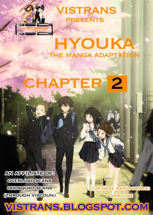 Hyouka Chapter 2 page 44 - Chapter 2 : The Things I Must Do, I Do Quickly And Simply