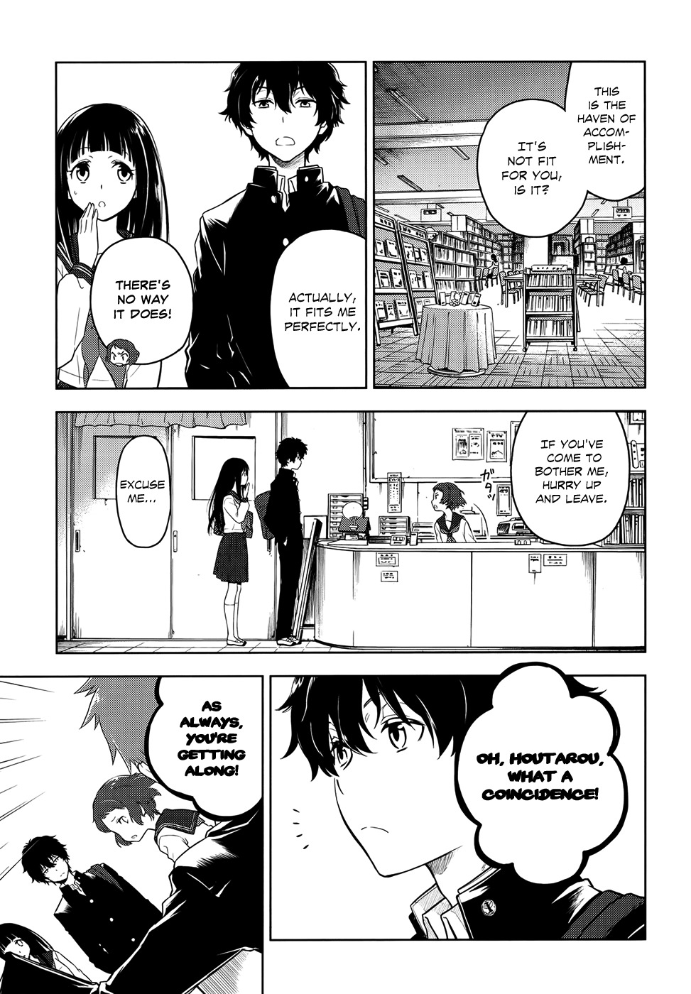 Hyouka Chapter 3 page 13 - Chapter 3 : The Famed Classics Club's Activities â‘