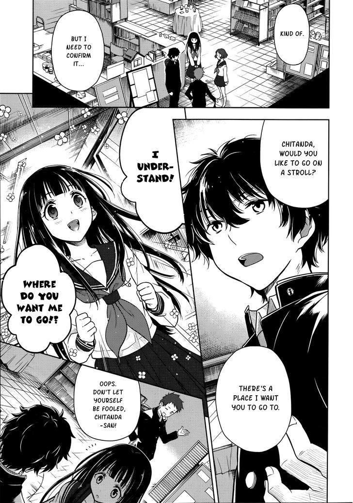 Hyouka Chapter 4 page 11 - Chapter 4 : The Famed Activities of the Classics Club 2