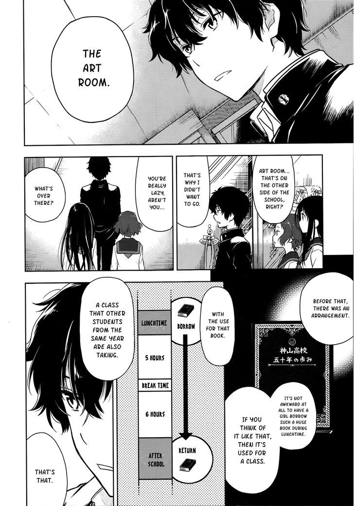 Hyouka Chapter 4 page 14 - Chapter 4 : The Famed Activities of the Classics Club 2
