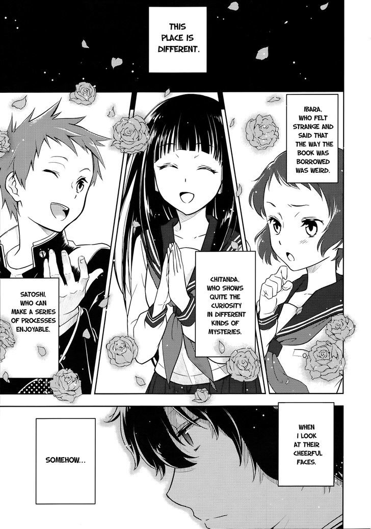 Hyouka Chapter 4 page 21 - Chapter 4 : The Famed Activities of the Classics Club 2