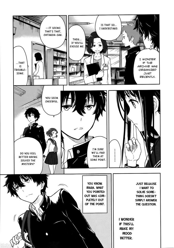 Hyouka Chapter 4 page 25 - Chapter 4 : The Famed Activities of the Classics Club 2