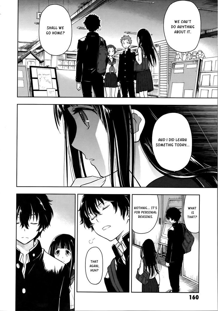 Hyouka Chapter 4 page 26 - Chapter 4 : The Famed Activities of the Classics Club 2