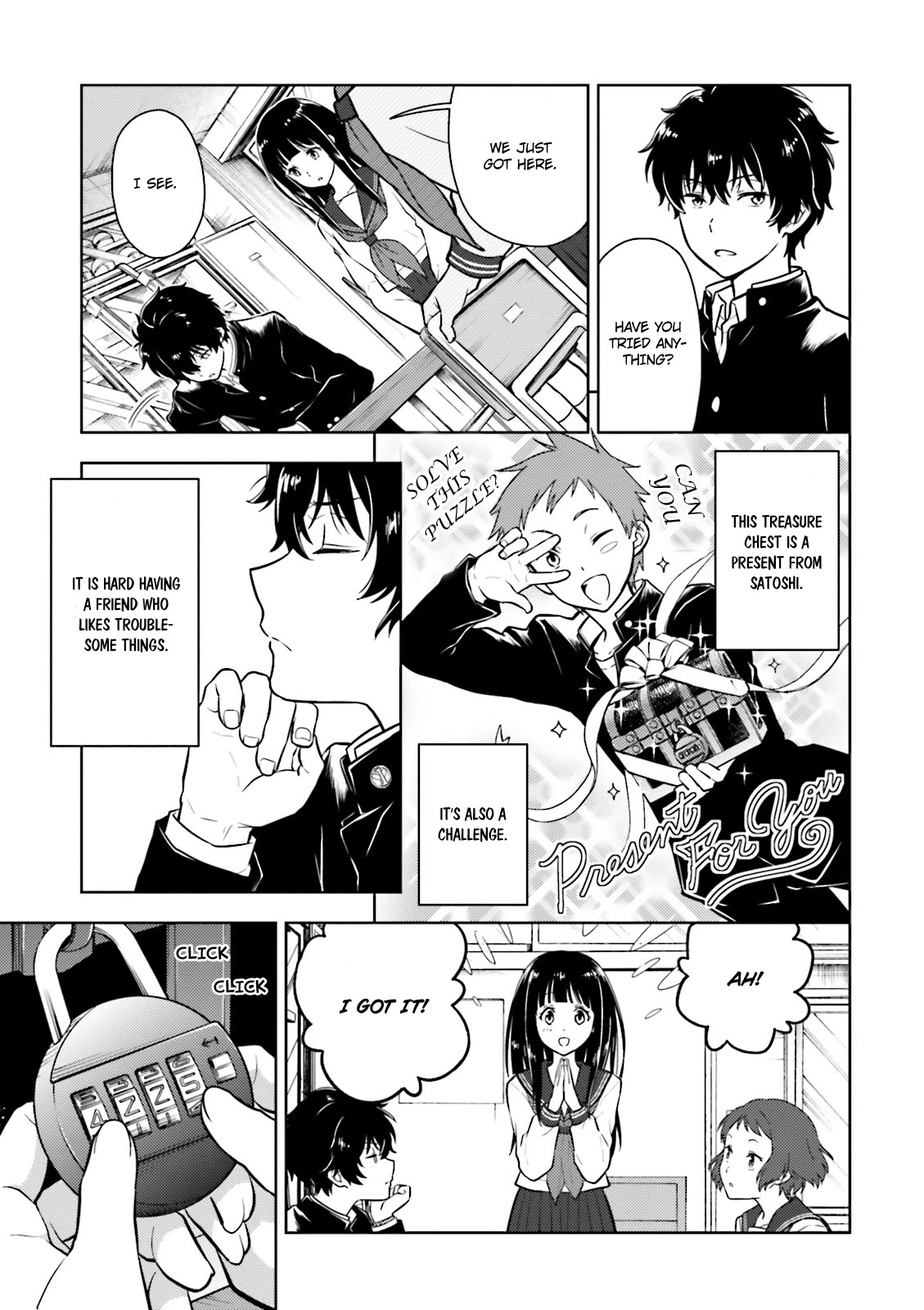 Hyouka Chapter 43 page 10 - Chapter 43: Christmas is Inside the Box
