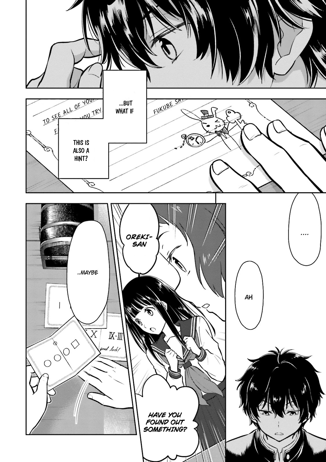 Hyouka Chapter 43 page 15 - Chapter 43: Christmas is Inside the Box