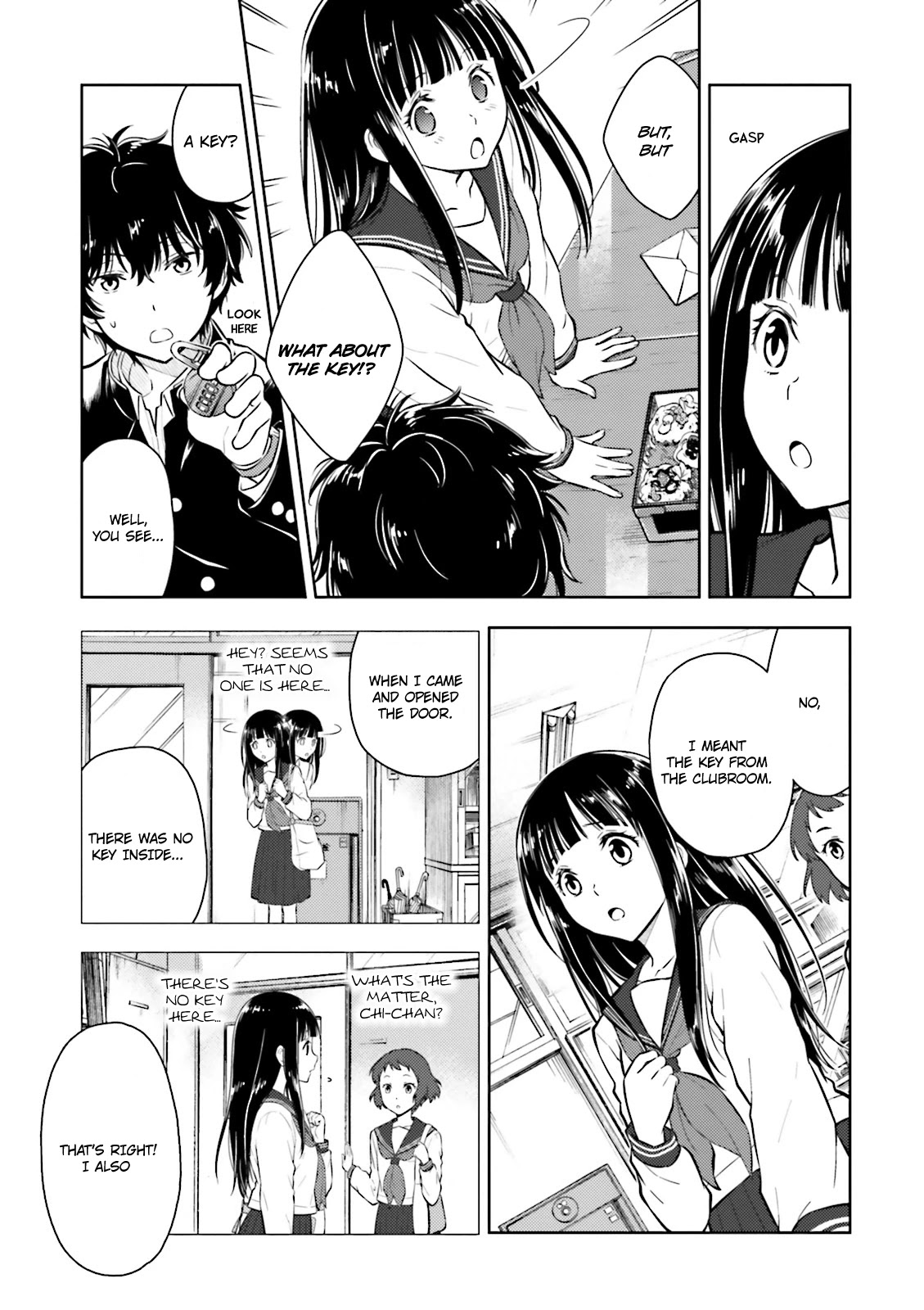 Hyouka Chapter 43 page 22 - Chapter 43: Christmas is Inside the Box
