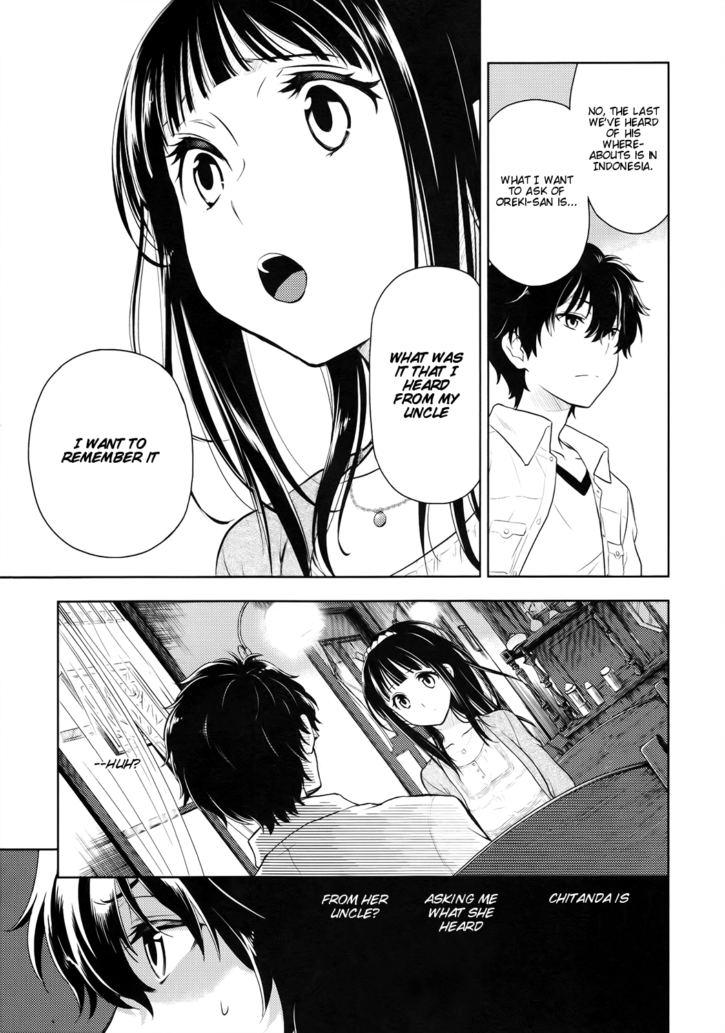 Hyouka Chapter 5.2 page 11 - Chapter 5 v2 : The Circumstances of the Descendants of the Classics Club
