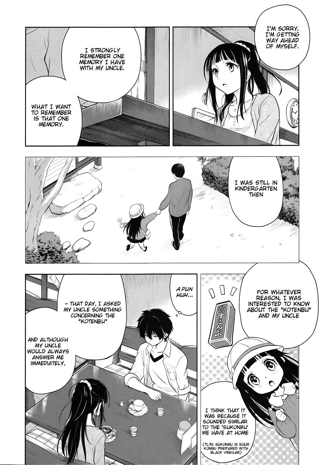 Hyouka Chapter 5.2 page 12 - Chapter 5 v2 : The Circumstances of the Descendants of the Classics Club