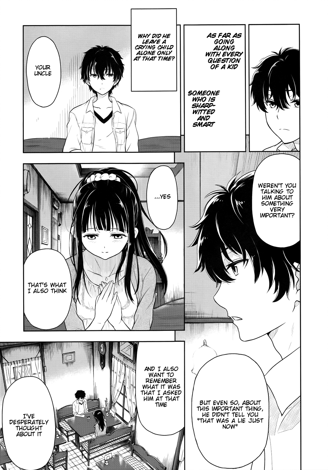 Hyouka Chapter 5.2 page 15 - Chapter 5 v2 : The Circumstances of the Descendants of the Classics Club