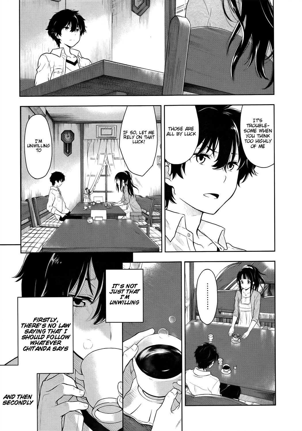 Hyouka Chapter 5.2 page 19 - Chapter 5 v2 : The Circumstances of the Descendants of the Classics Club