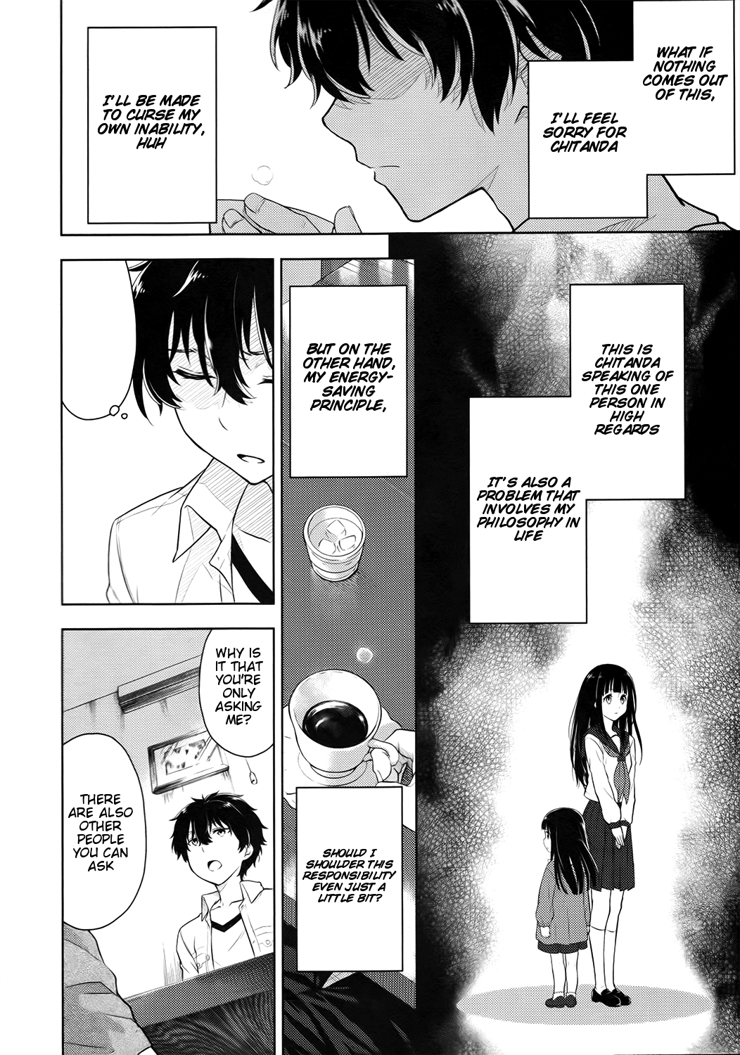 Hyouka Chapter 5.2 page 20 - Chapter 5 v2 : The Circumstances of the Descendants of the Classics Club
