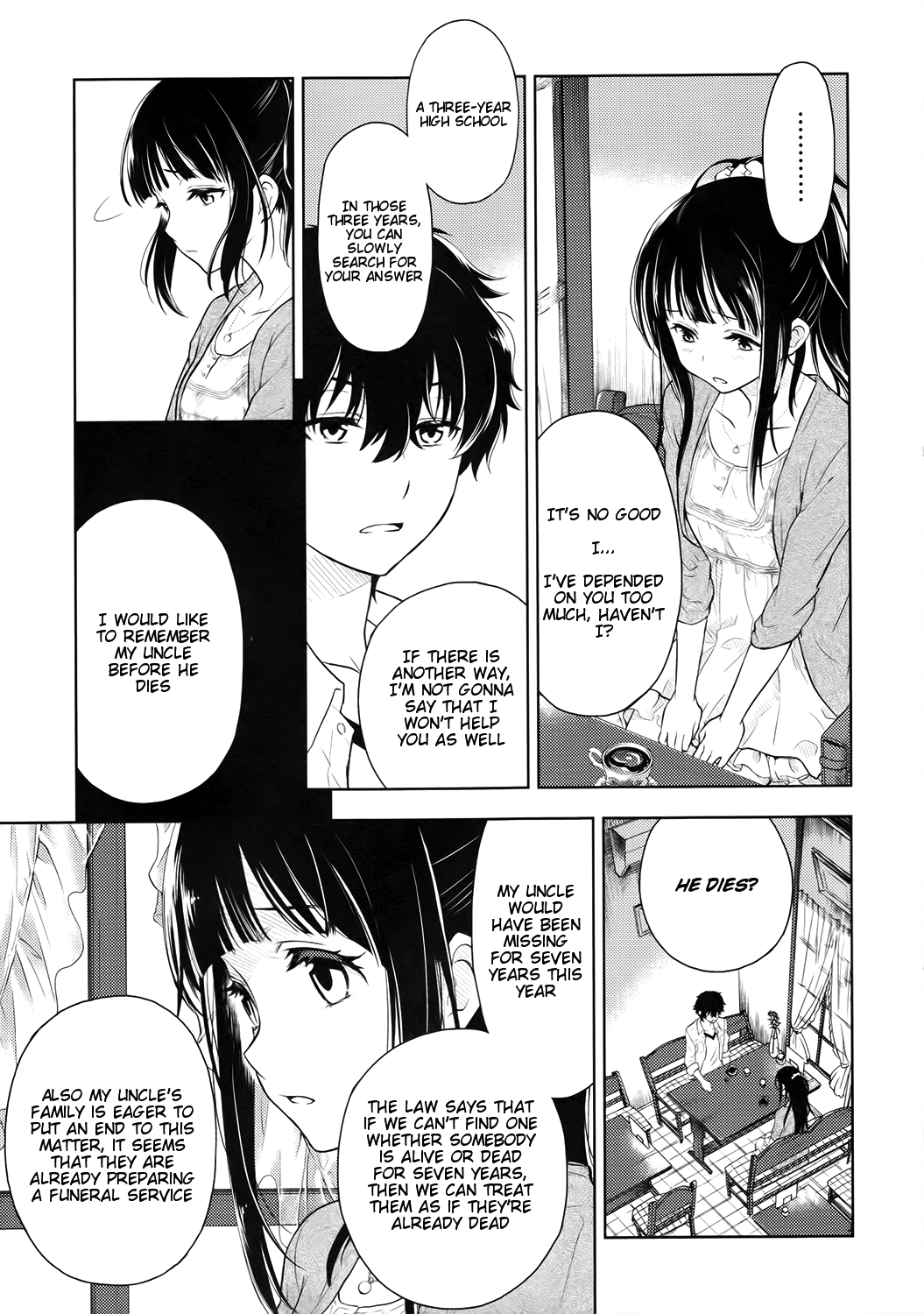 Hyouka Chapter 5.2 page 25 - Chapter 5 v2 : The Circumstances of the Descendants of the Classics Club