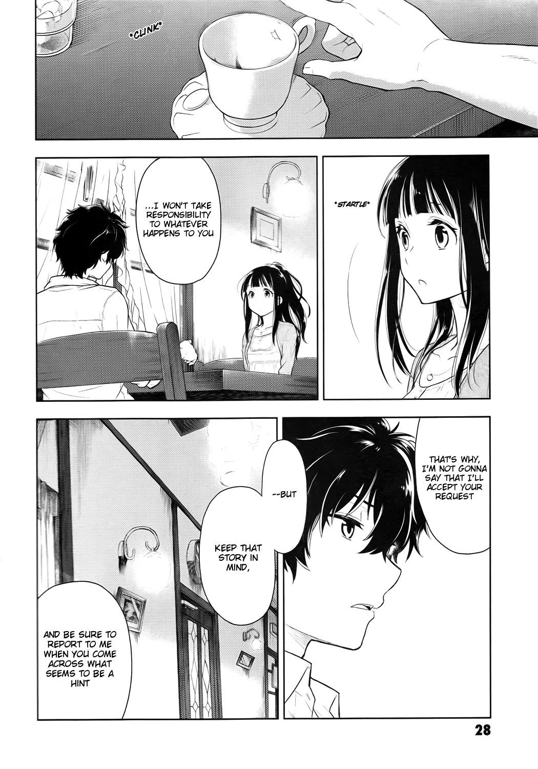 Hyouka Chapter 5.2 page 30 - Chapter 5 v2 : The Circumstances of the Descendants of the Classics Club
