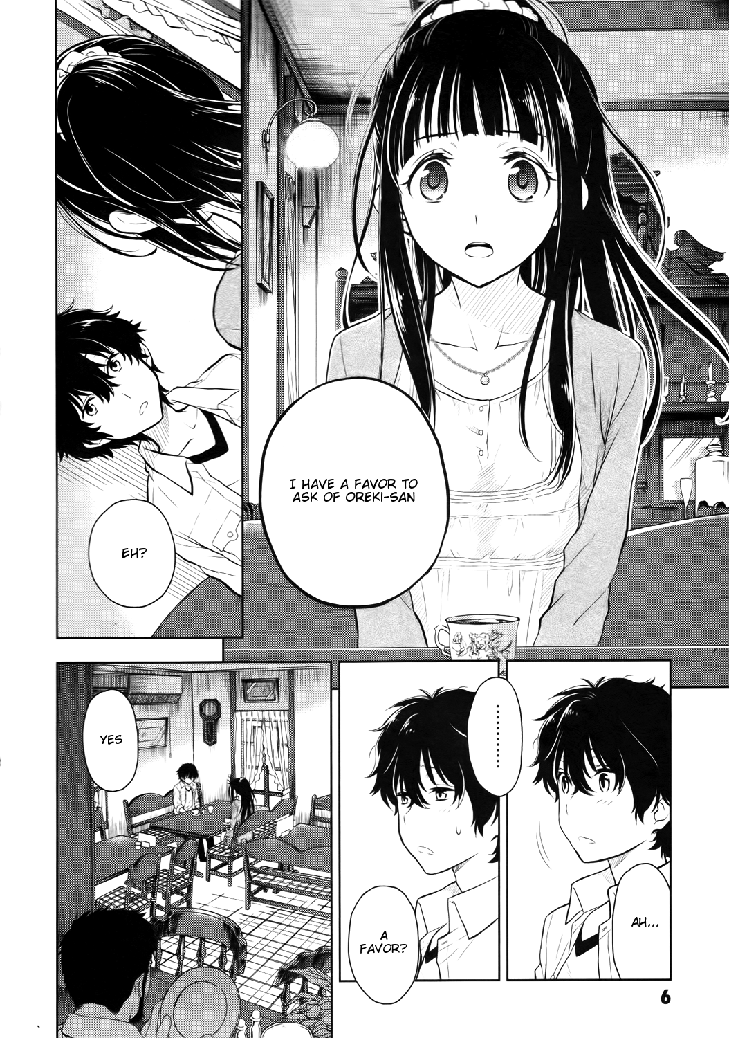 Hyouka Chapter 5.2 page 8 - Chapter 5 v2 : The Circumstances of the Descendants of the Classics Club