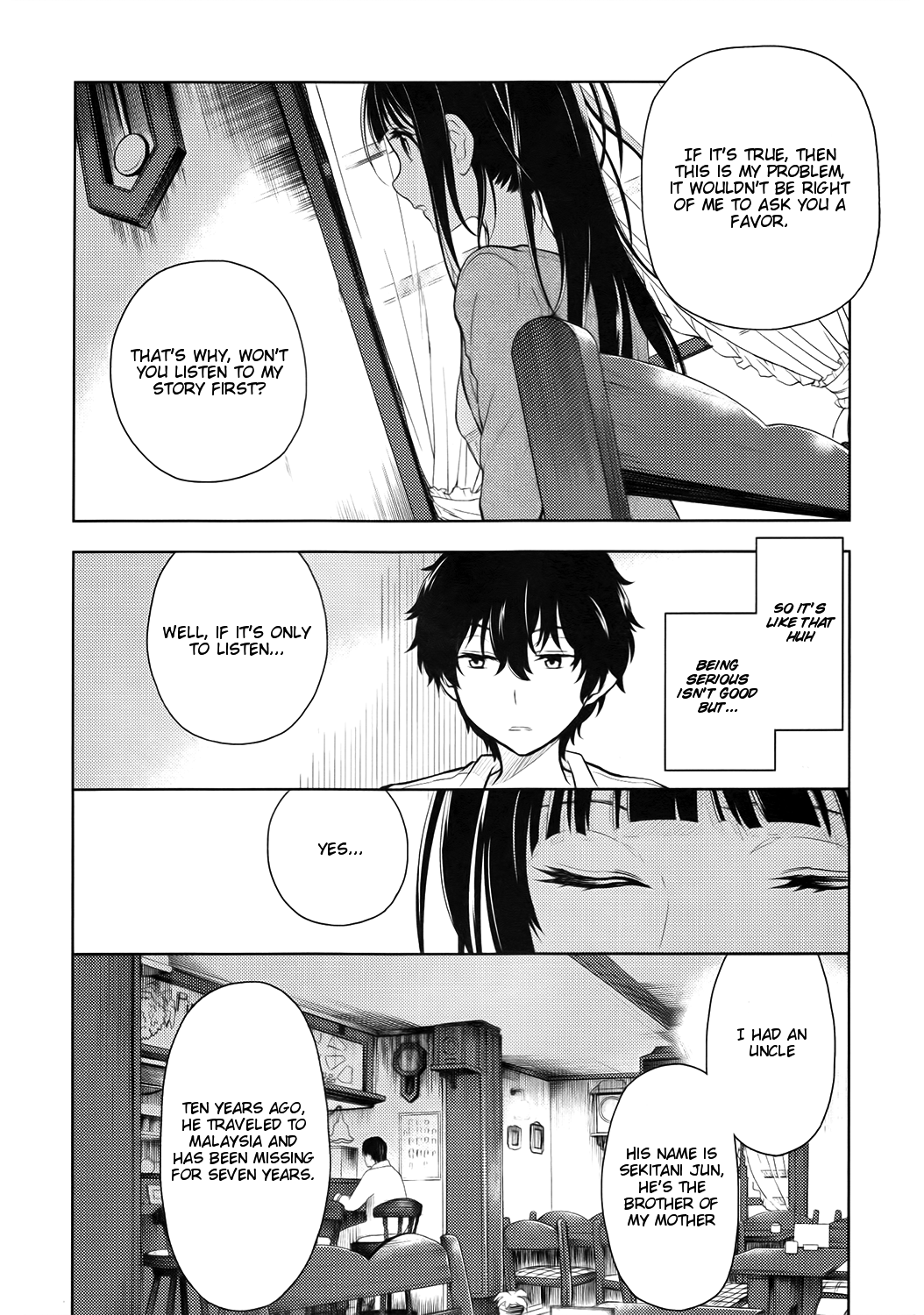Hyouka Chapter 5.2 page 9 - Chapter 5 v2 : The Circumstances of the Descendants of the Classics Club