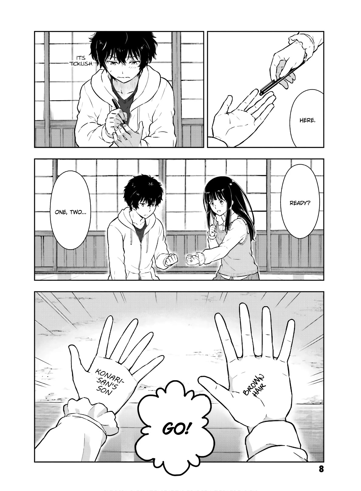 Hyouka Chapter 51 page 10 - Chapter 51: The Doll That Took A Detour ➂