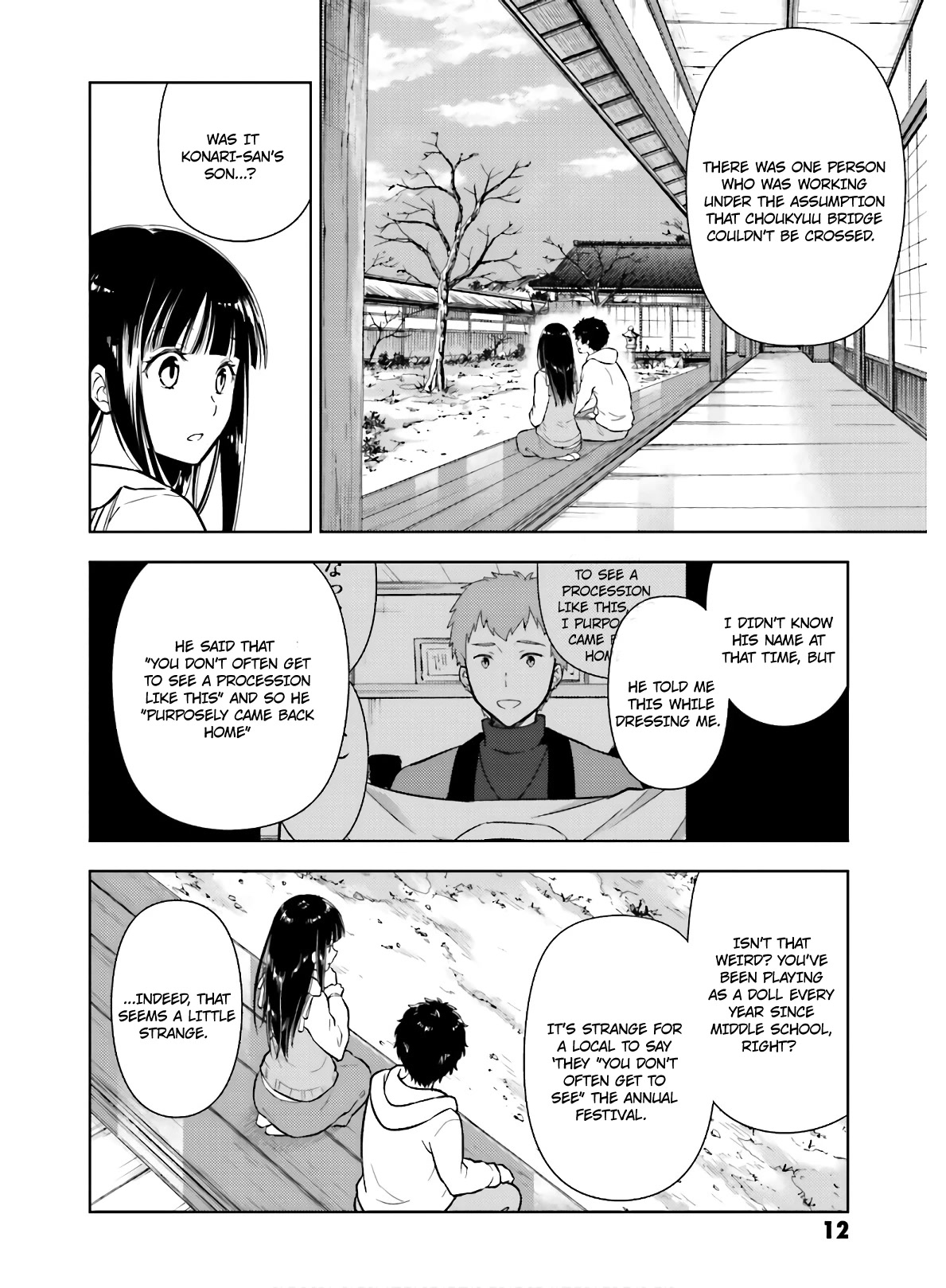 Hyouka Chapter 51 page 14 - Chapter 51: The Doll That Took A Detour ➂
