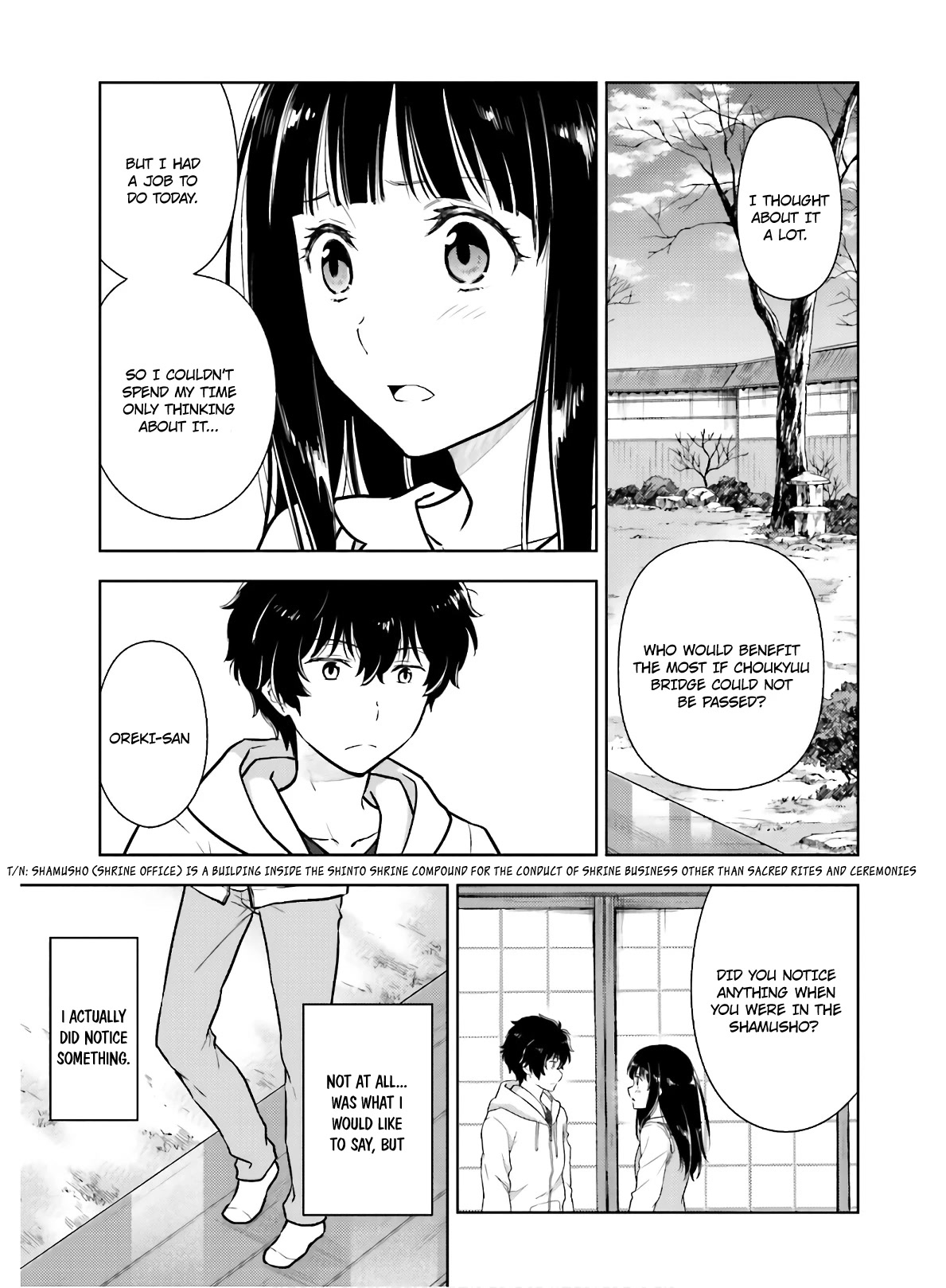 Hyouka Chapter 51 page 7 - Chapter 51: The Doll That Took A Detour ➂