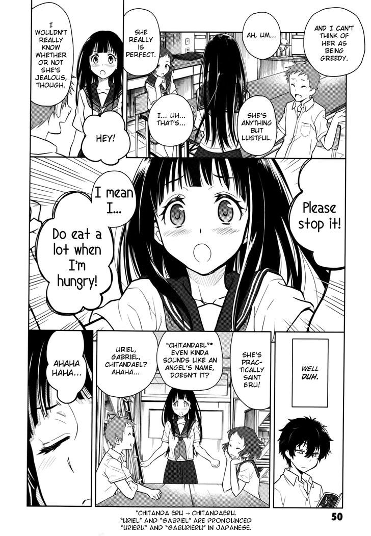 Hyouka Chapter 6 page 18 - Chapter 6 : Committing A Deadly Sin