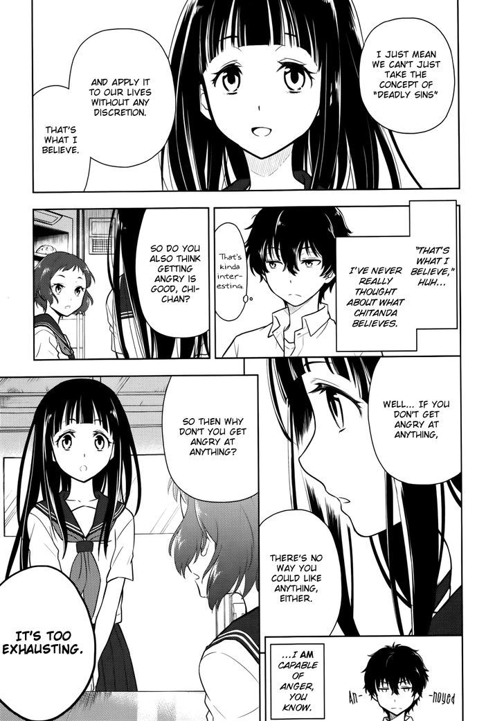 Hyouka Chapter 6 page 21 - Chapter 6 : Committing A Deadly Sin