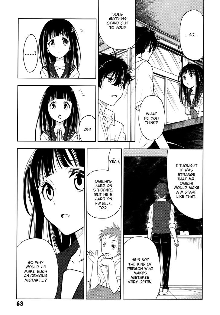 Hyouka Chapter 6 page 31 - Chapter 6 : Committing A Deadly Sin