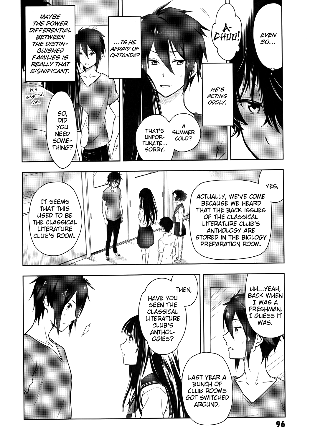 Hyouka Chapter 7.2 page 14 - Chapter 7 v2 : The Seal On the Long and Distinguished History of the Classical Lite...