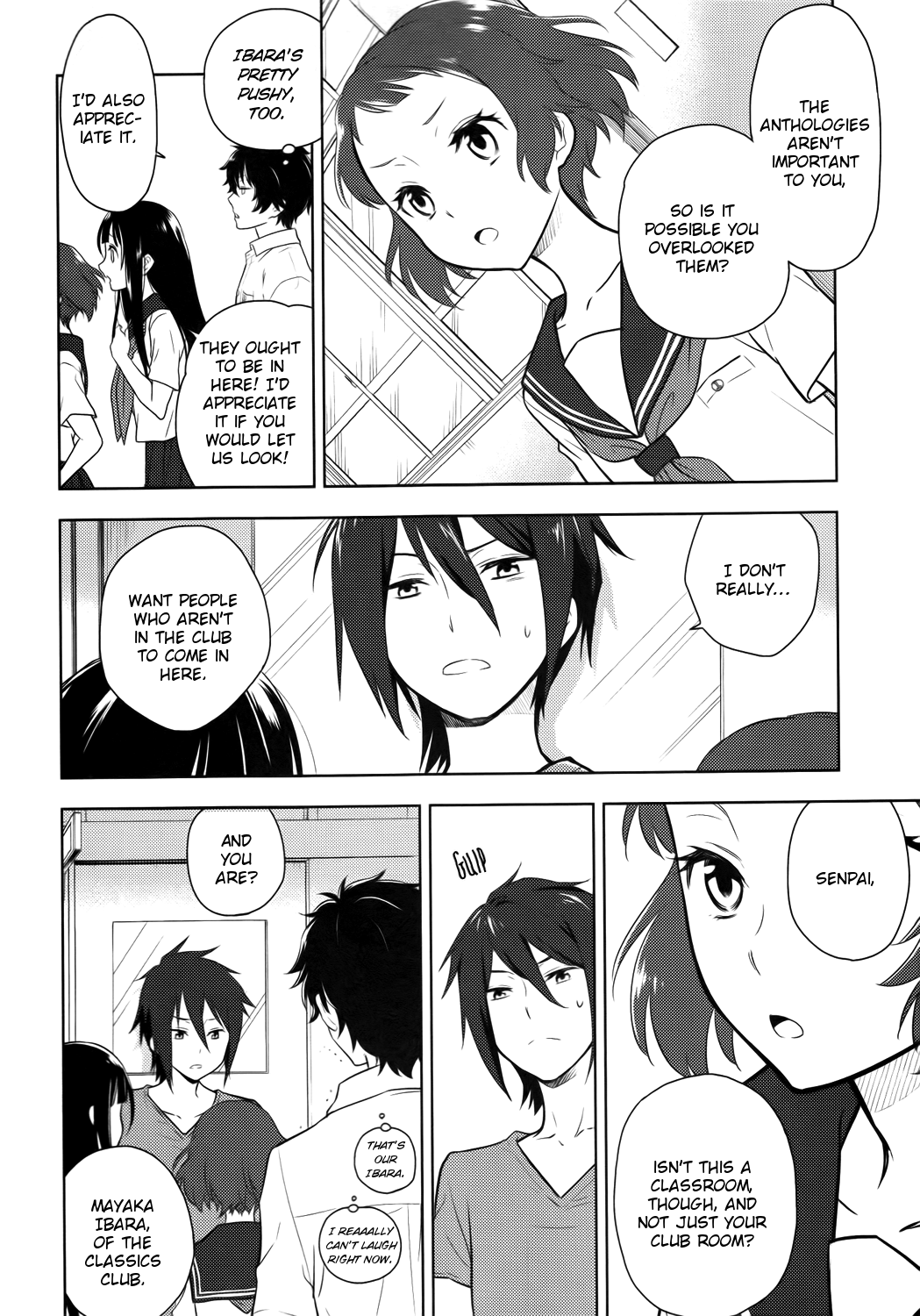 Hyouka Chapter 7.2 page 16 - Chapter 7 v2 : The Seal On the Long and Distinguished History of the Classical Lite...