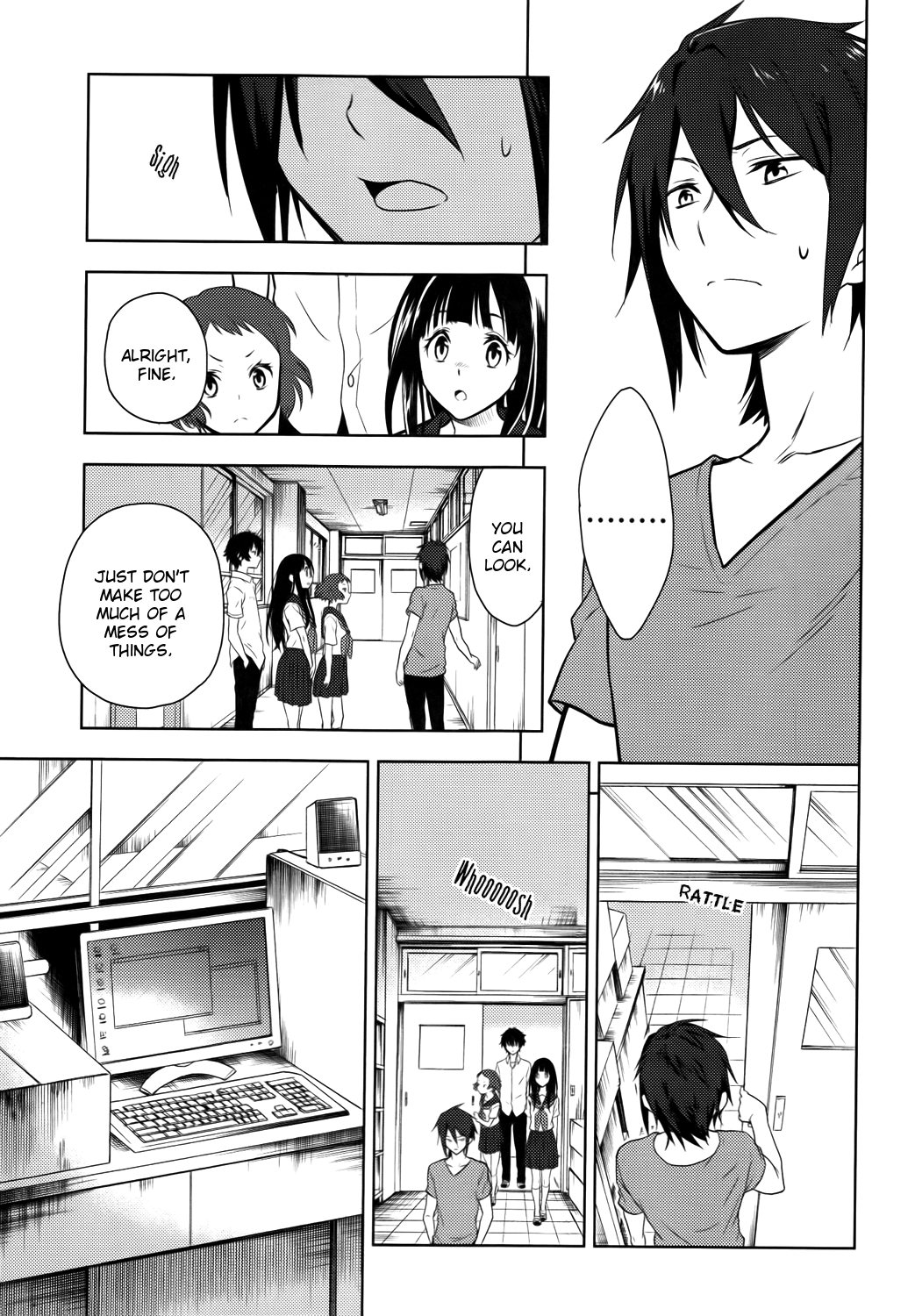 Hyouka Chapter 7.2 page 17 - Chapter 7 v2 : The Seal On the Long and Distinguished History of the Classical Lite...