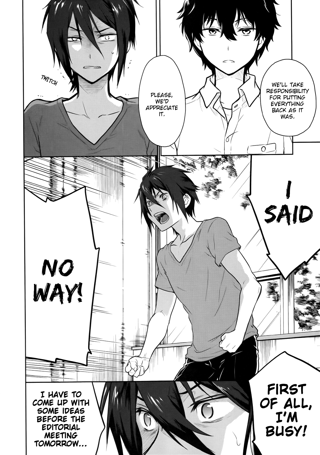 Hyouka Chapter 7.2 page 22 - Chapter 7 v2 : The Seal On the Long and Distinguished History of the Classical Lite...