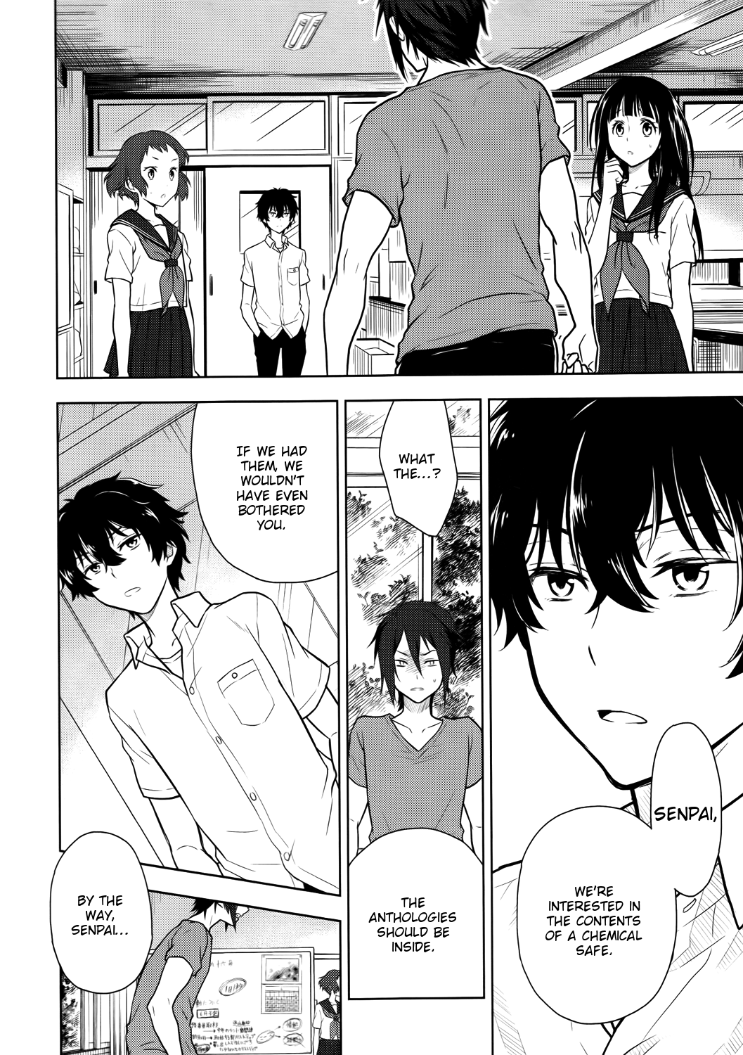 Hyouka Chapter 7.2 page 24 - Chapter 7 v2 : The Seal On the Long and Distinguished History of the Classical Lite...