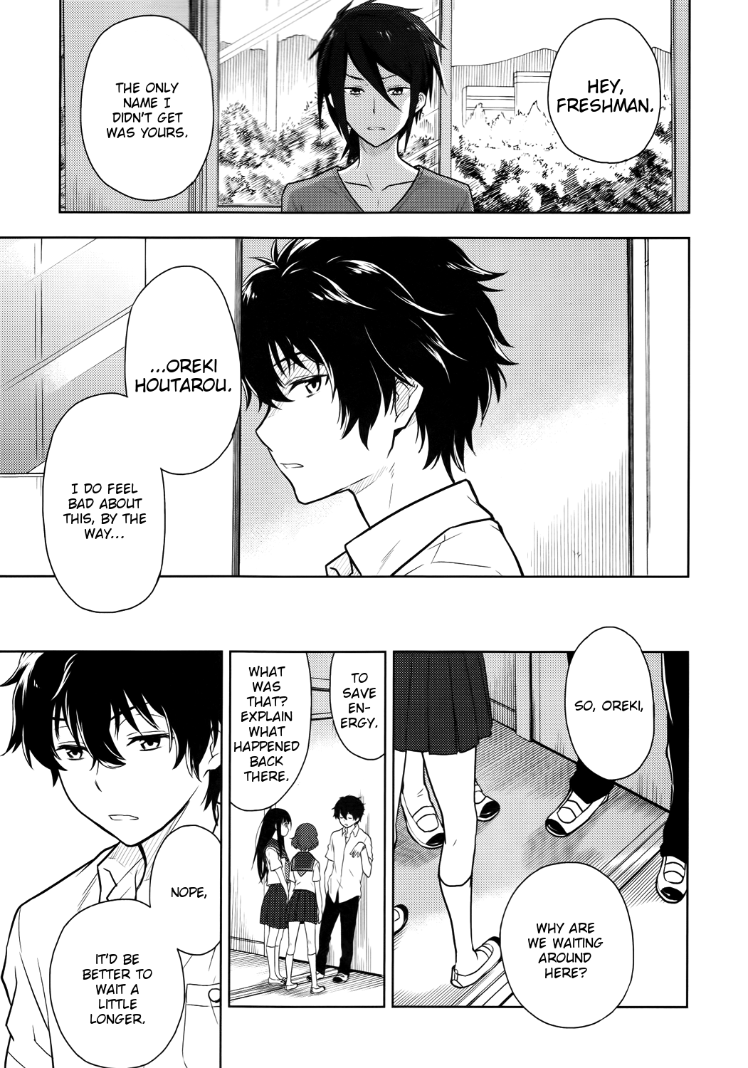 Hyouka Chapter 7.2 page 27 - Chapter 7 v2 : The Seal On the Long and Distinguished History of the Classical Lite...