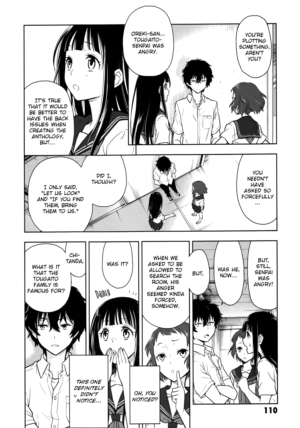 Hyouka Chapter 7.2 page 28 - Chapter 7 v2 : The Seal On the Long and Distinguished History of the Classical Lite...
