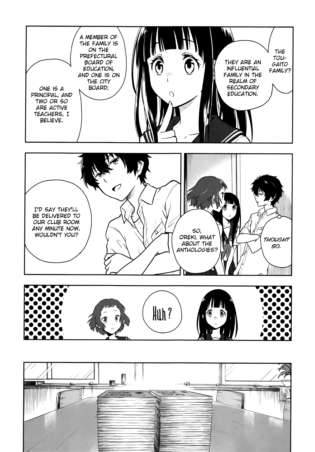 Hyouka Chapter 7.2 page 29 - Chapter 7 v2 : The Seal On the Long and Distinguished History of the Classical Lite...