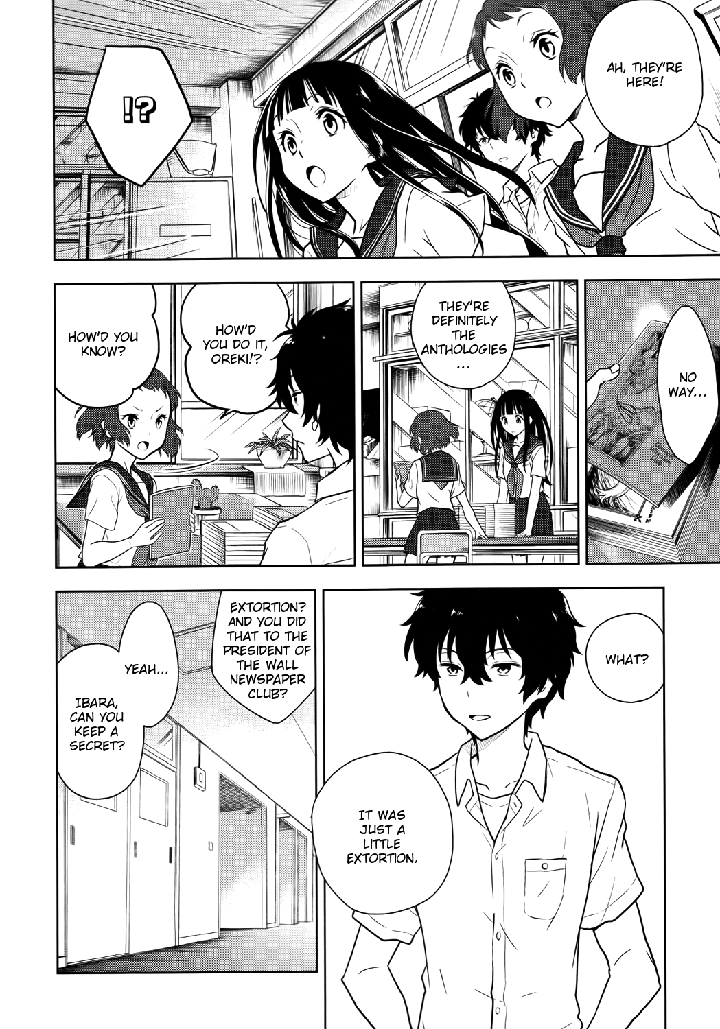 Hyouka Chapter 7.2 page 30 - Chapter 7 v2 : The Seal On the Long and Distinguished History of the Classical Lite...