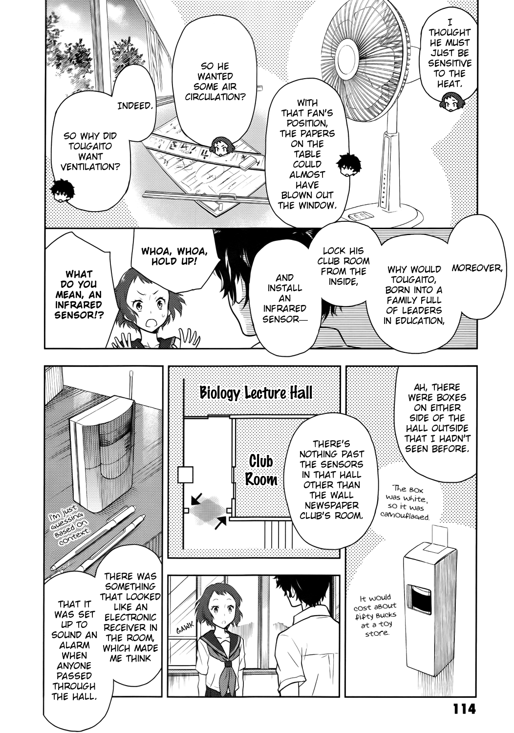 Hyouka Chapter 7.2 page 32 - Chapter 7 v2 : The Seal On the Long and Distinguished History of the Classical Lite...