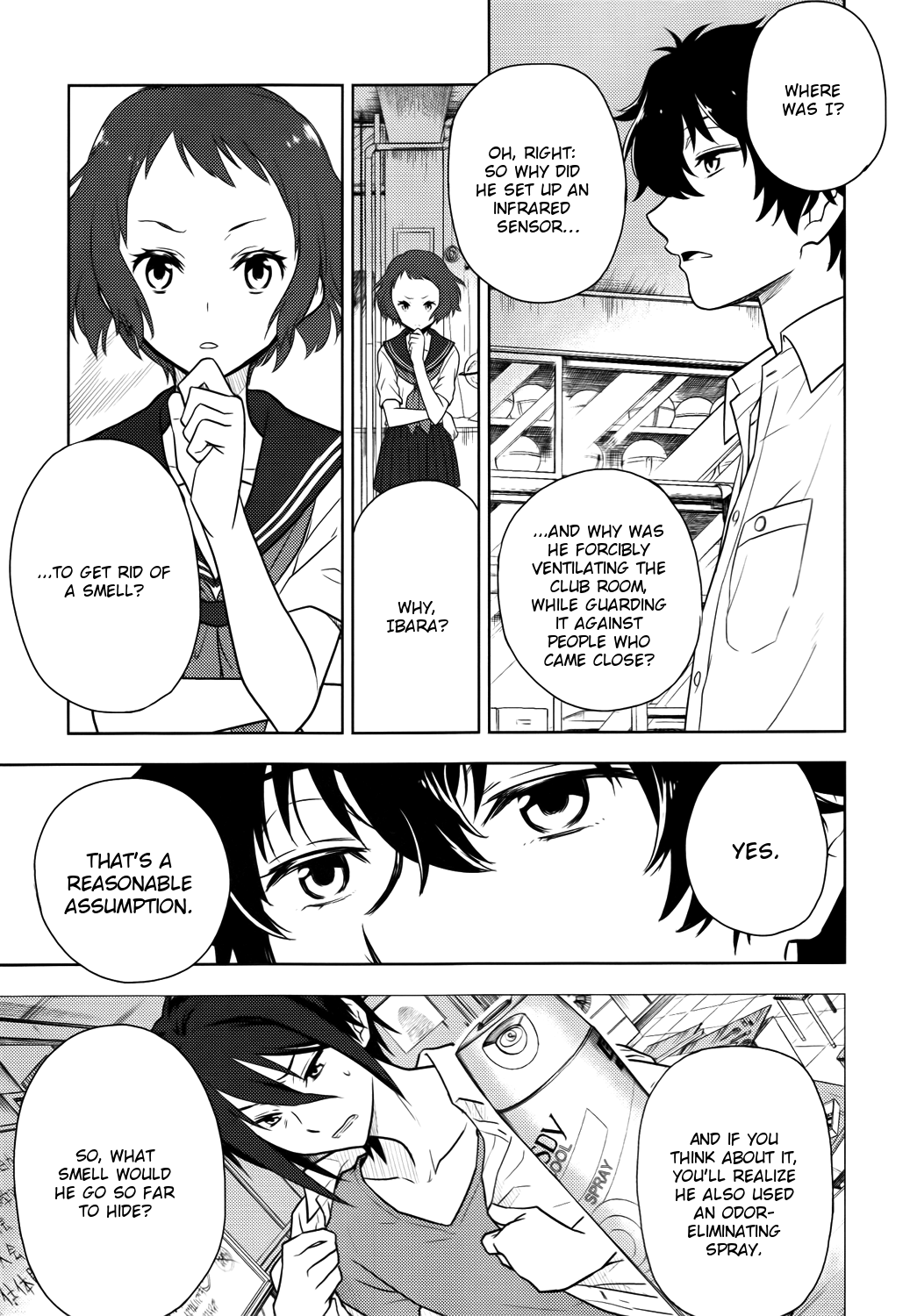 Hyouka Chapter 7.2 page 33 - Chapter 7 v2 : The Seal On the Long and Distinguished History of the Classical Lite...