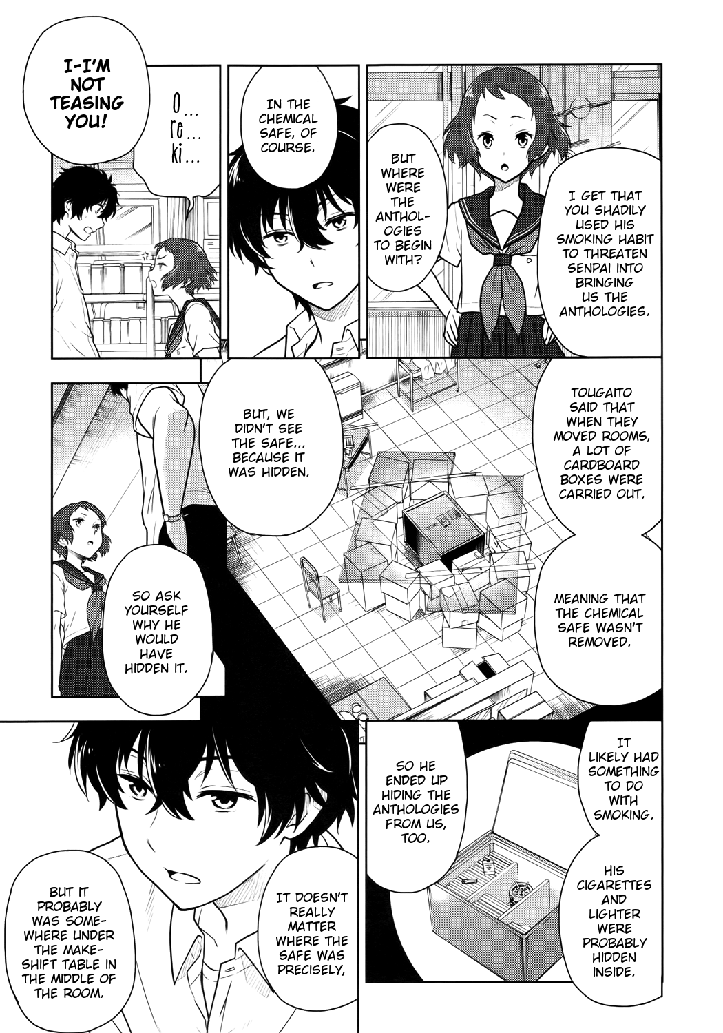 Hyouka Chapter 7.2 page 35 - Chapter 7 v2 : The Seal On the Long and Distinguished History of the Classical Lite...