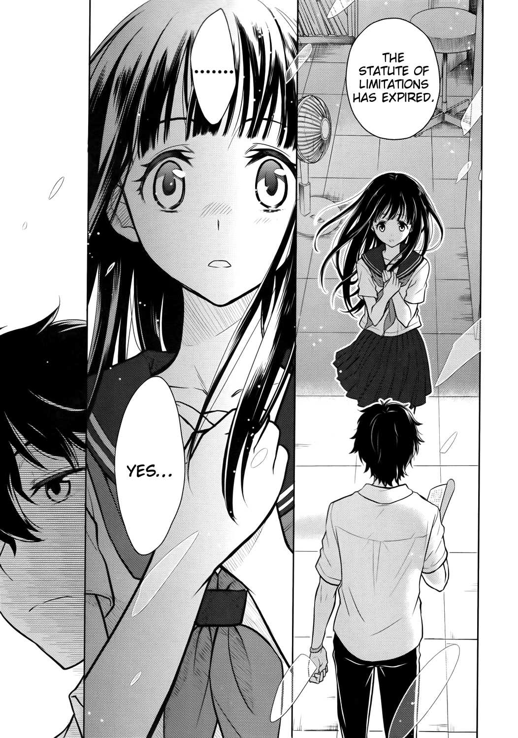 Hyouka Chapter 7.2 page 45 - Chapter 7 v2 : The Seal On the Long and Distinguished History of the Classical Lite...