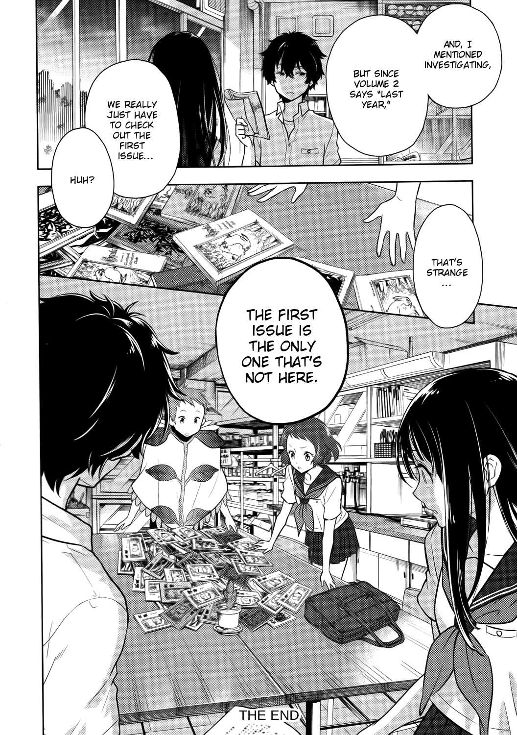 Hyouka Chapter 7.2 page 46 - Chapter 7 v2 : The Seal On the Long and Distinguished History of the Classical Lite...