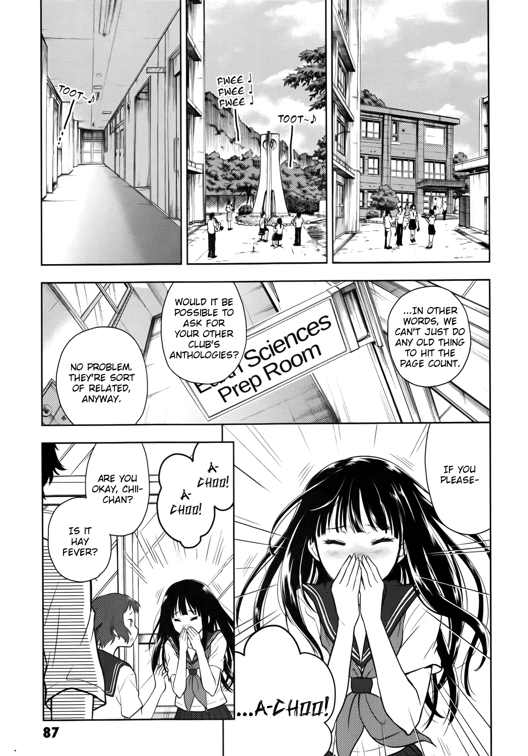 Hyouka Chapter 7.2 page 5 - Chapter 7 v2 : The Seal On the Long and Distinguished History of the Classical Lite...