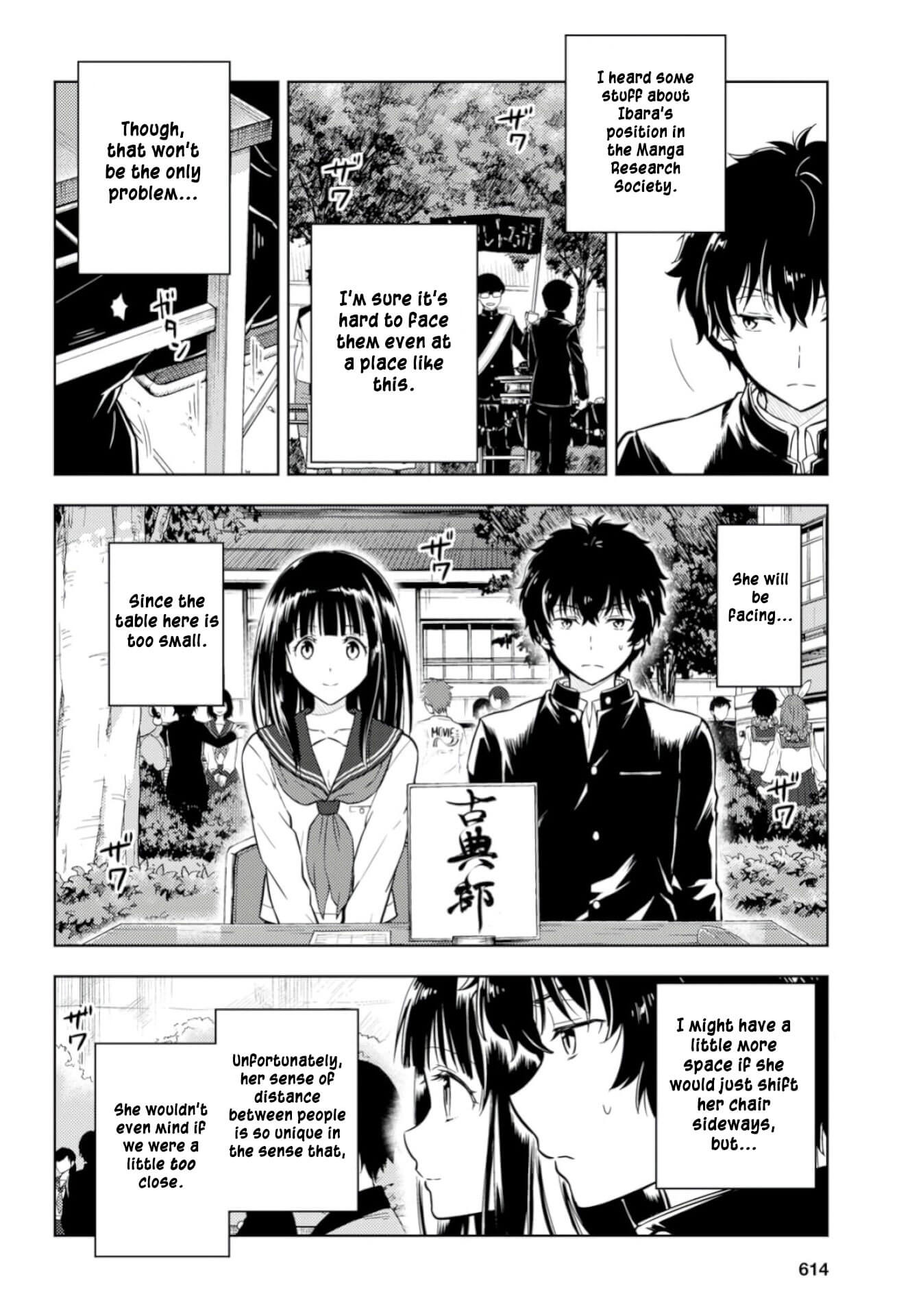 Hyouka Chapter 76 page 16 - Chapter 76: Club Applications Right Over Here! ①
