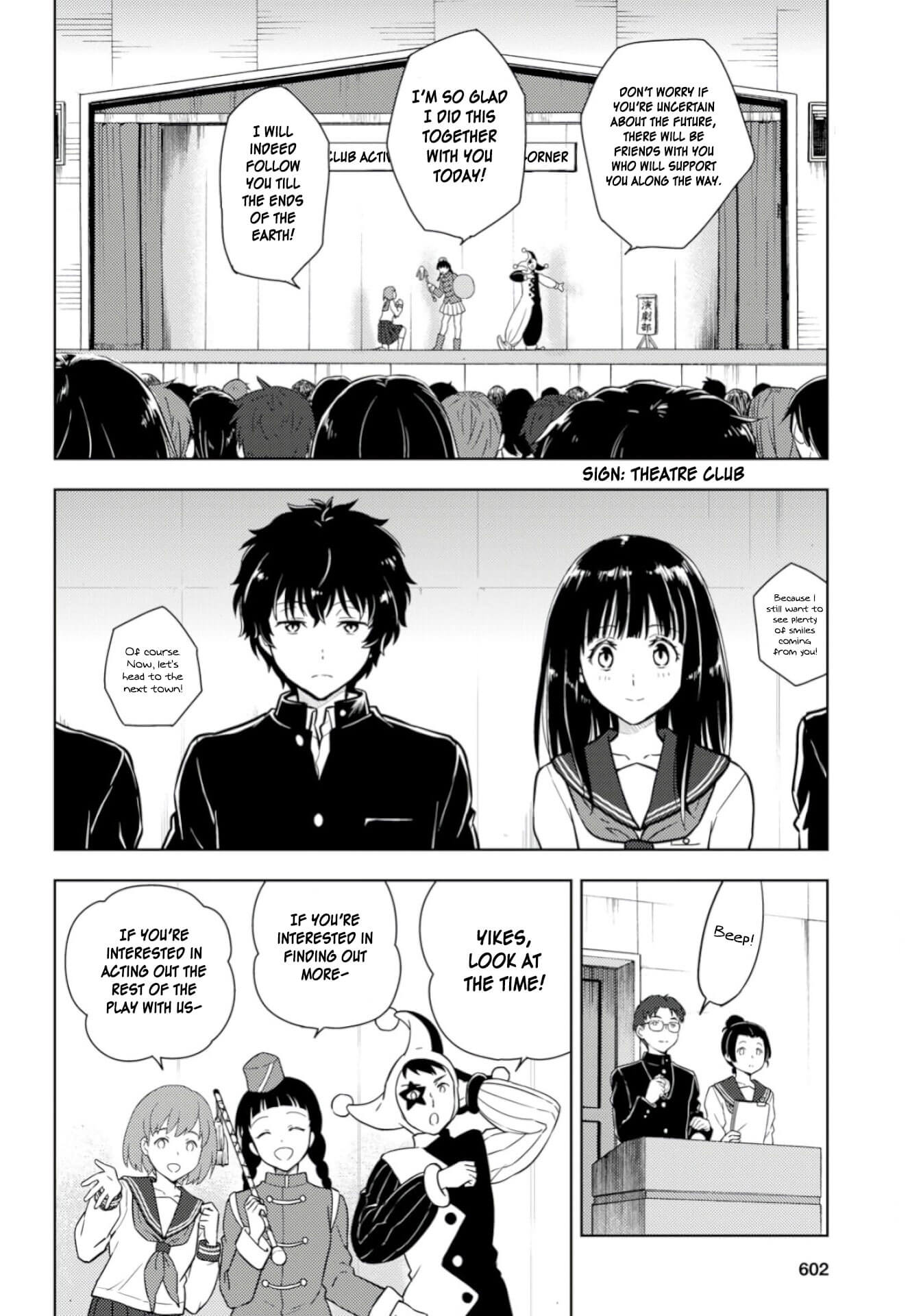 Hyouka Chapter 76 page 4 - Chapter 76: Club Applications Right Over Here! ①