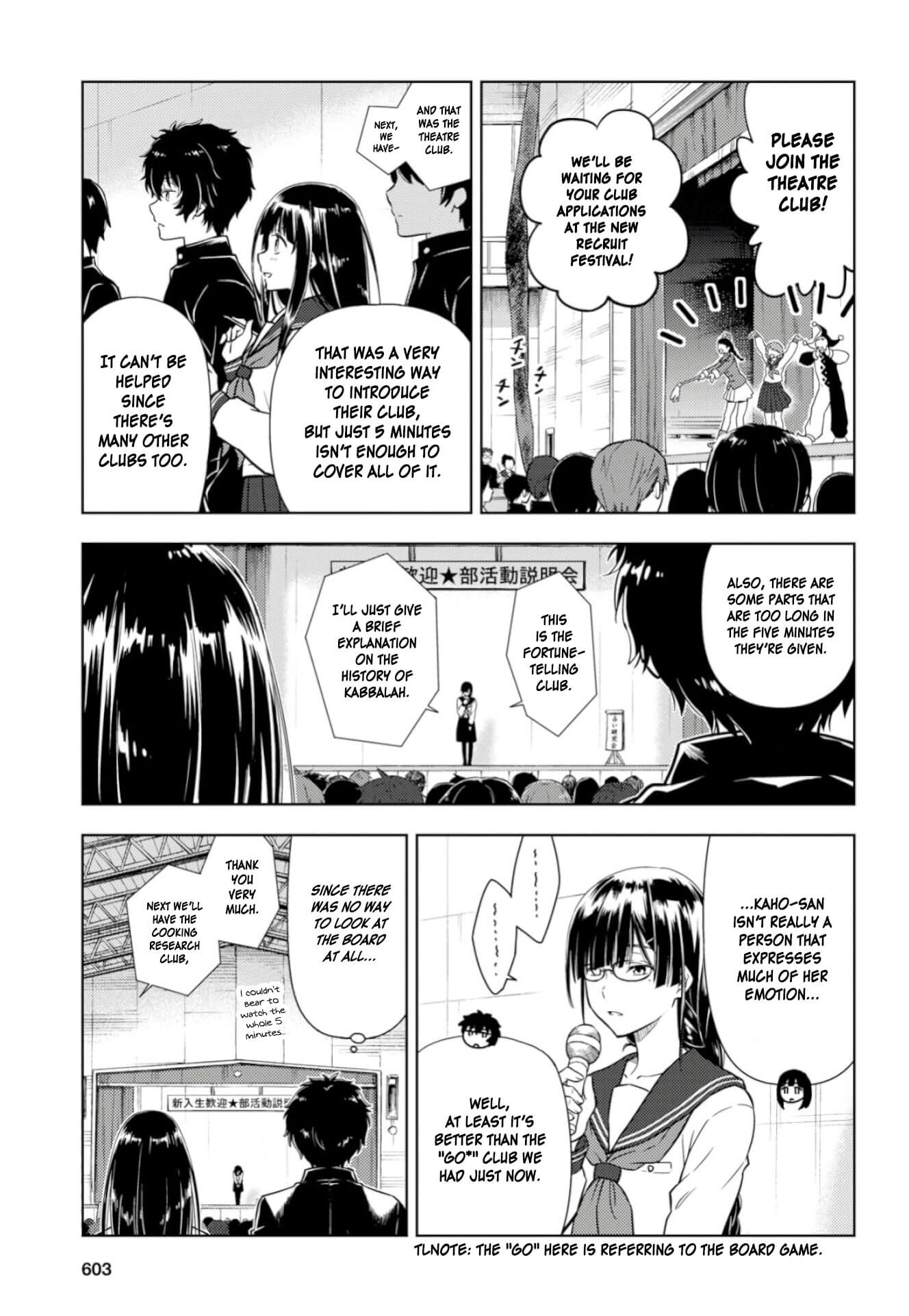 Hyouka Chapter 76 page 5 - Chapter 76: Club Applications Right Over Here! ①