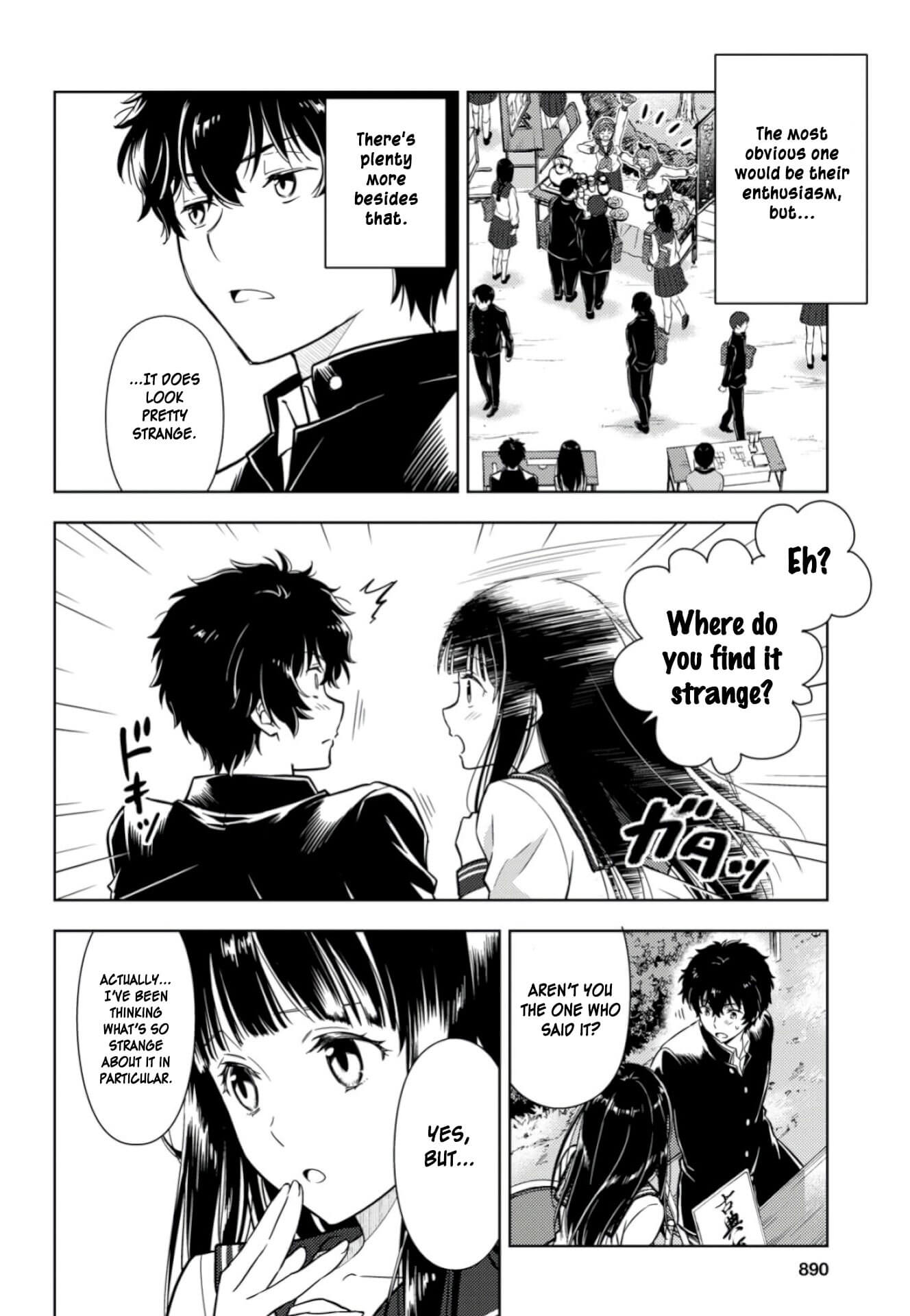 Hyouka Chapter 77 page 10 - Chapter 77: Club Applications Right Over Here! ➁