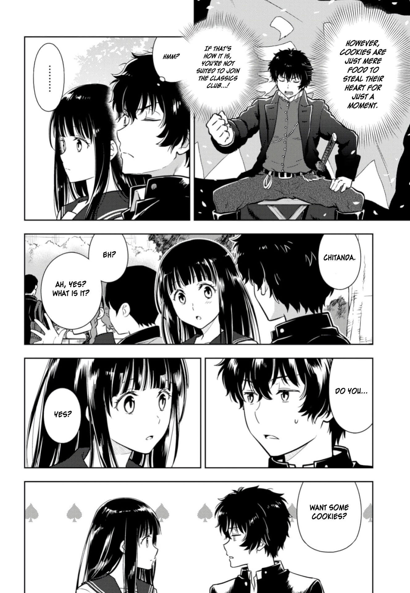 Hyouka Chapter 77 page 8 - Chapter 77: Club Applications Right Over Here! ➁