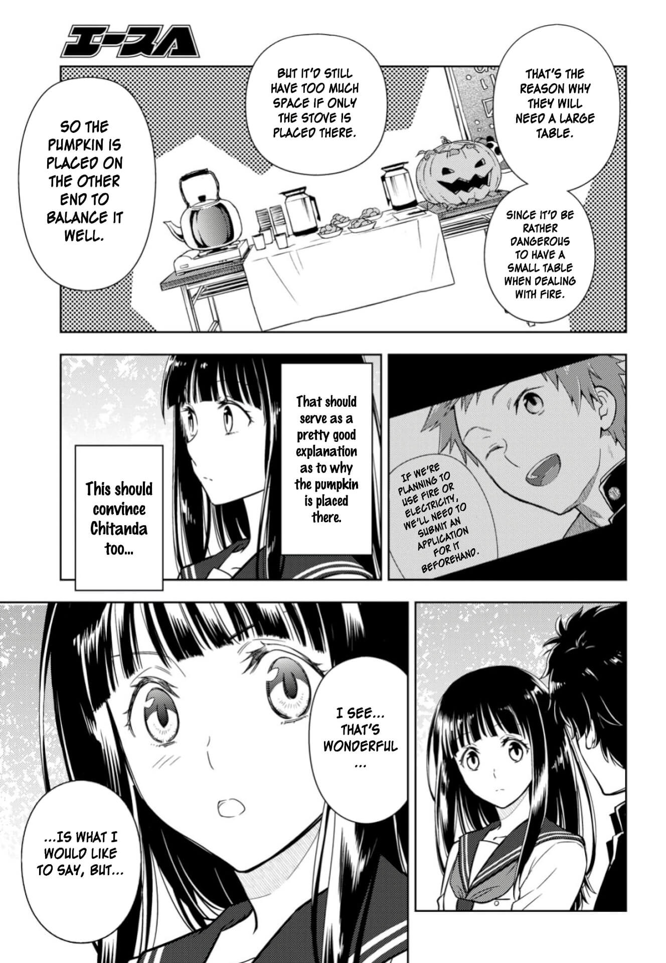 Hyouka Chapter 78 page 11 - Chapter 78: Club Applications Right Over Here! ➂