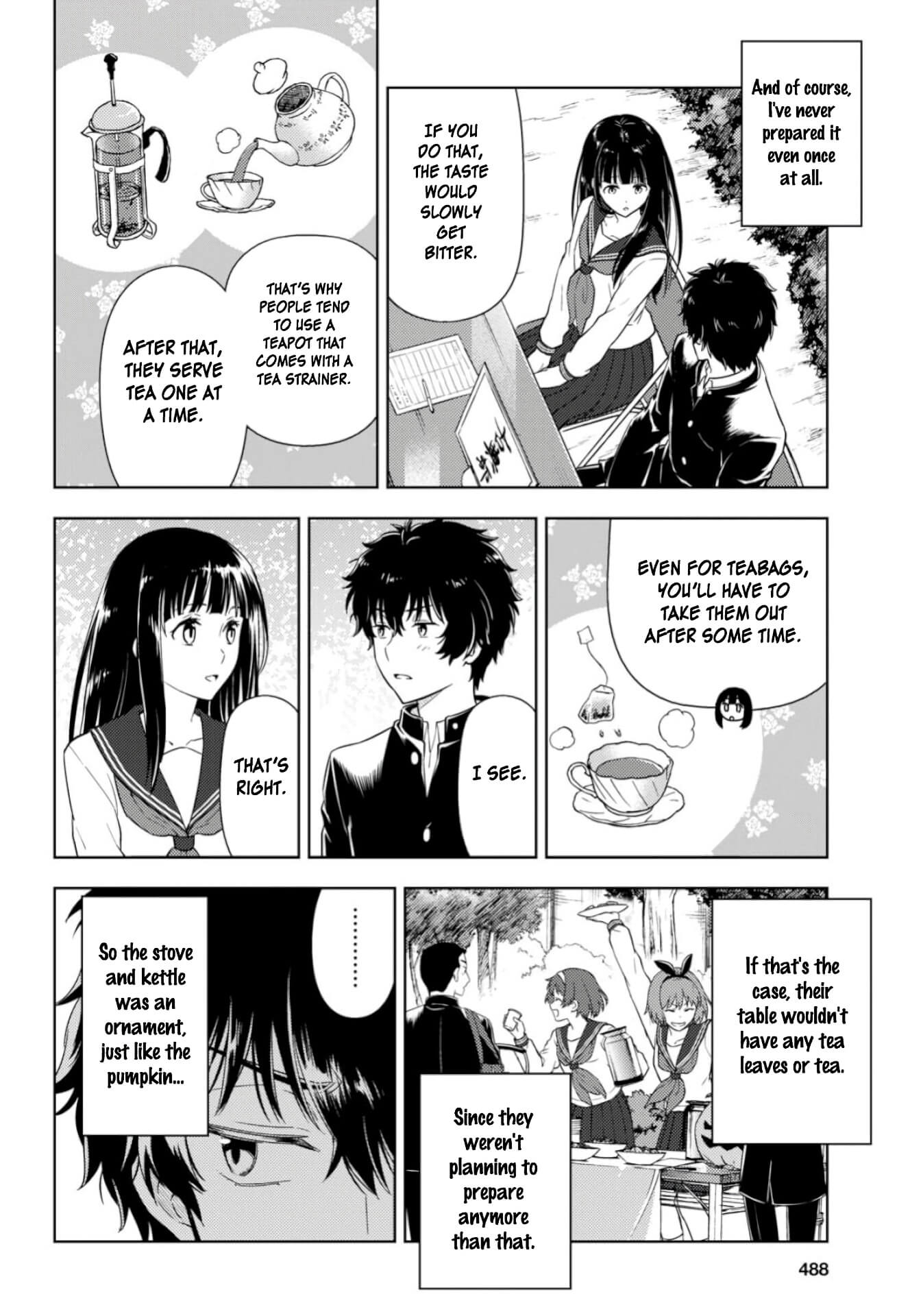 Hyouka Chapter 78 page 18 - Chapter 78: Club Applications Right Over Here! ➂