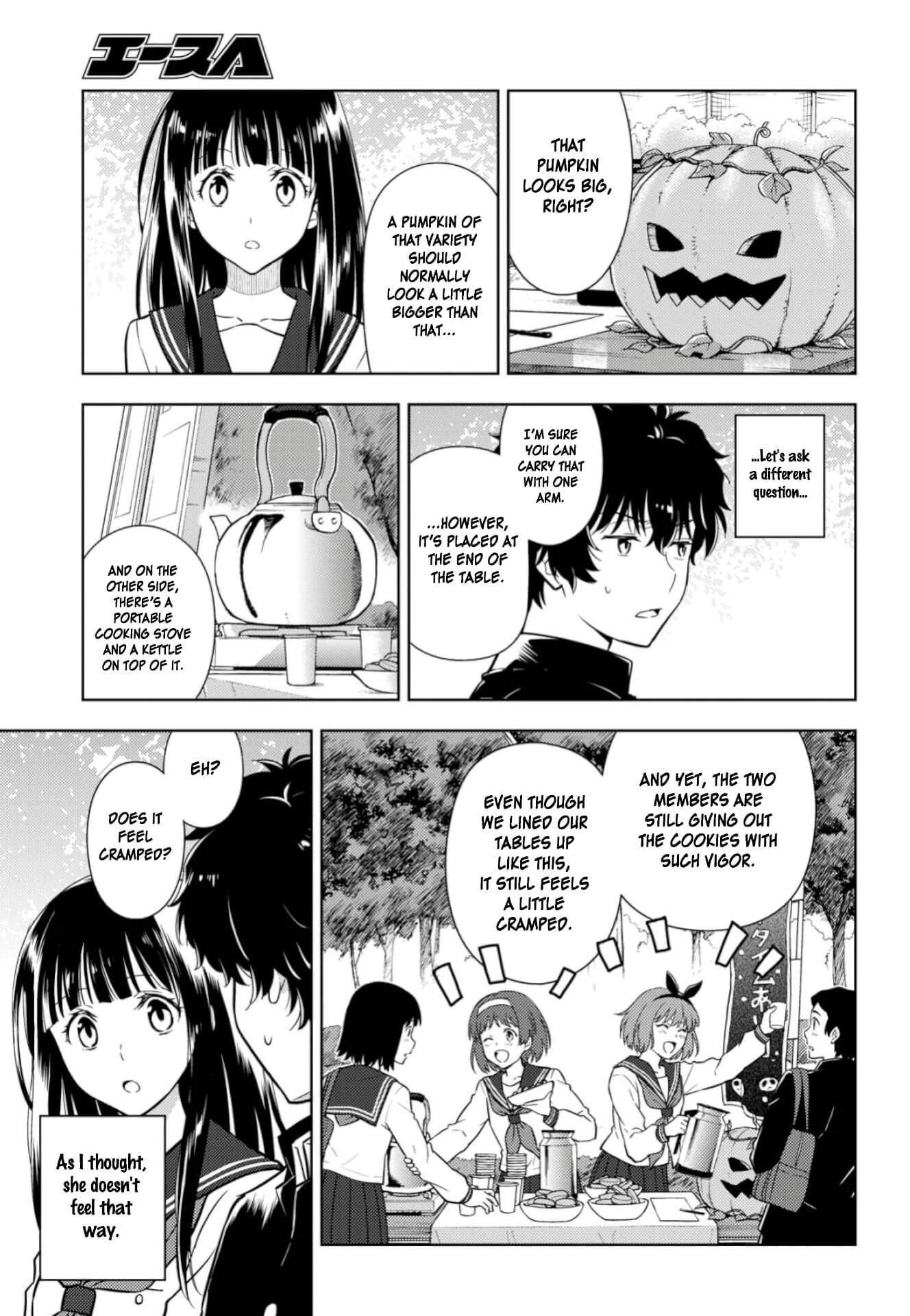 Hyouka Chapter 78 page 3 - Chapter 78: Club Applications Right Over Here! ➂