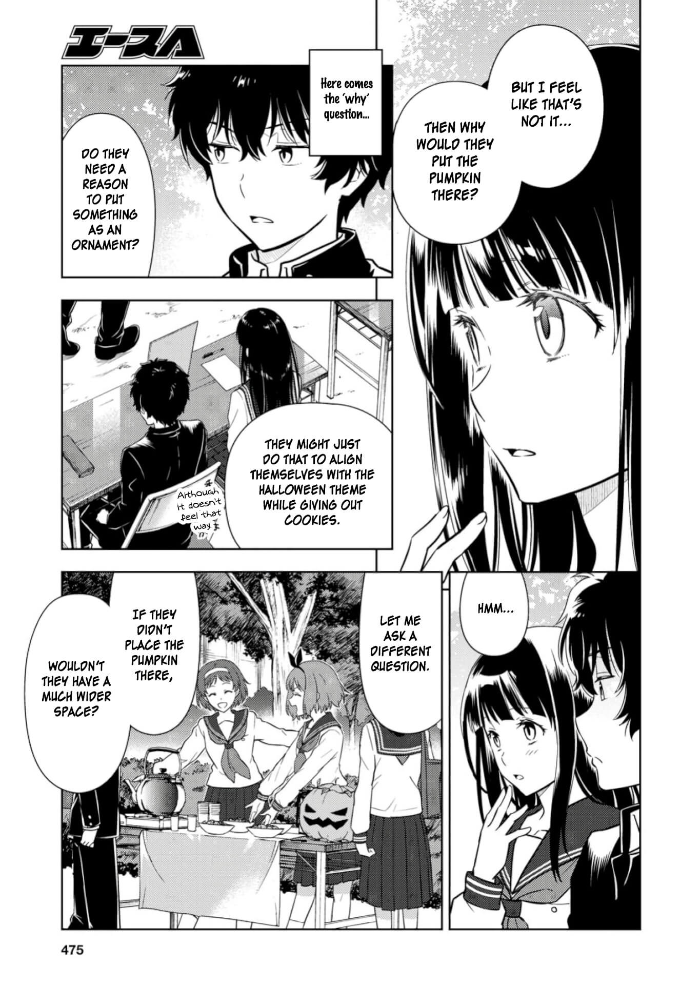 Hyouka Chapter 78 page 5 - Chapter 78: Club Applications Right Over Here! ➂