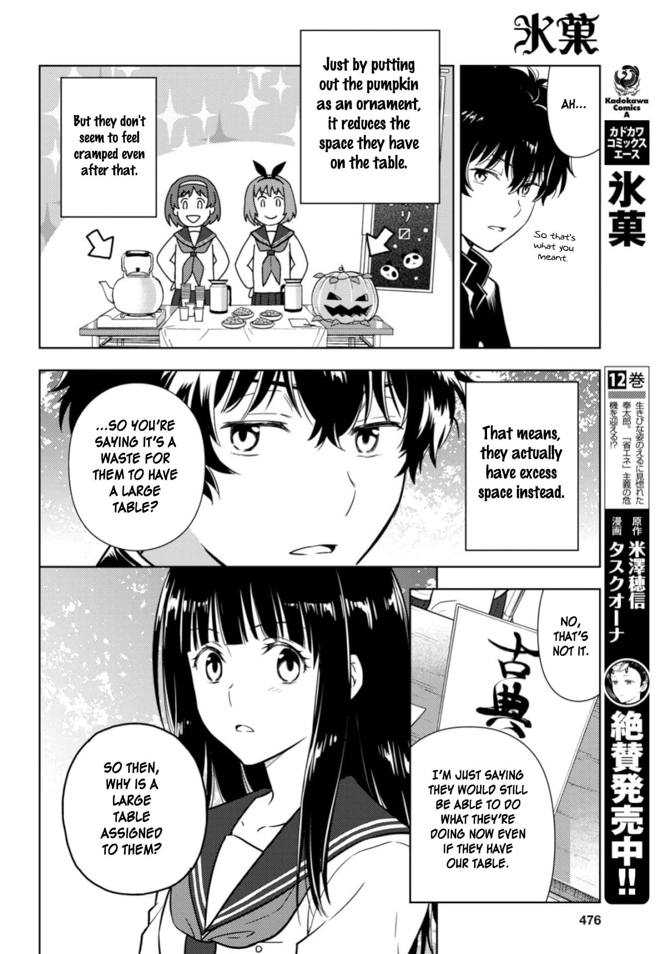 Hyouka Chapter 78 page 6 - Chapter 78: Club Applications Right Over Here! ➂